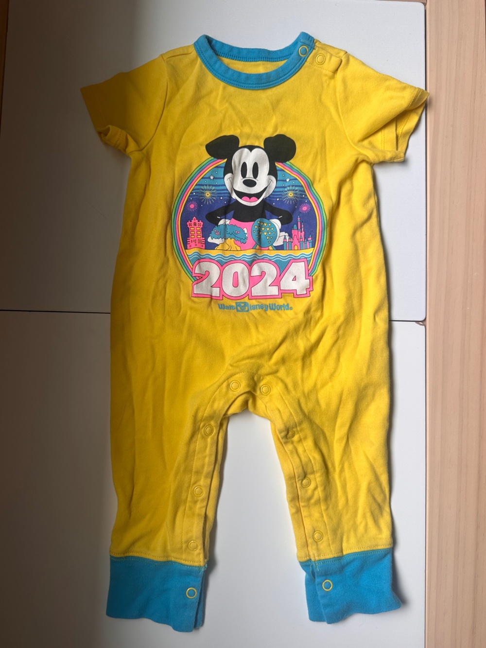 Disney Baby Parks 2024 New Year One Piece Romper 12-18m